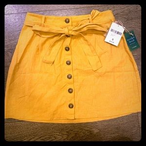 Forever 21 Mustard Skirt